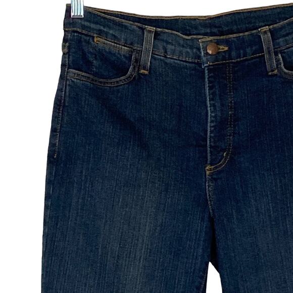 NYDJ Barbara Bootcut Jeans Studded Embroidered Back Pockets Jeans Stretchy Sz 6 - Picture 14 of 14